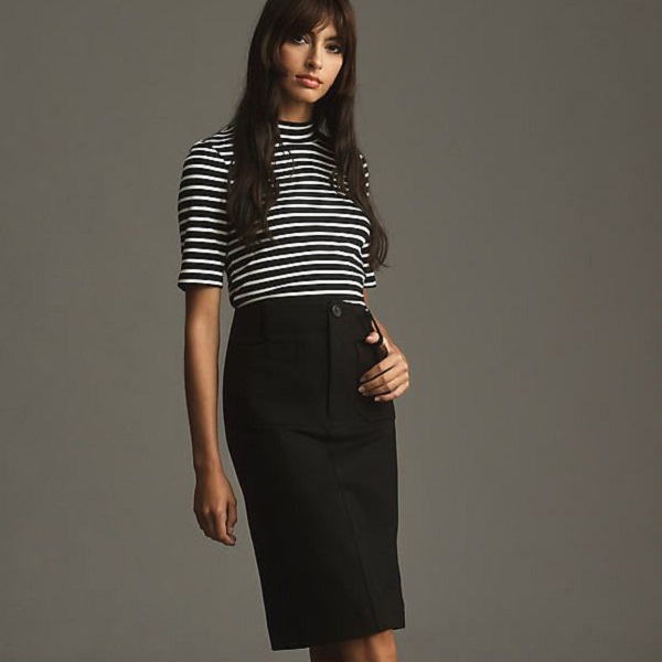 Discover tips for looking fabulous in a black skirt.