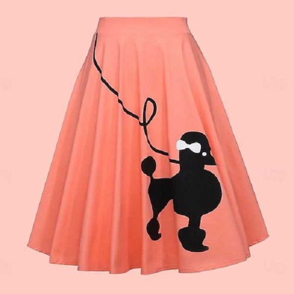 Learn to create a classic poodle skirt 