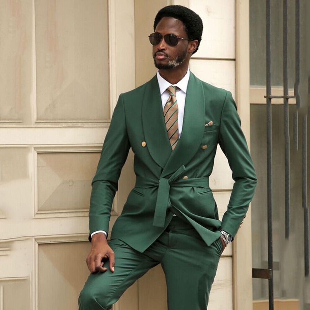 green suit