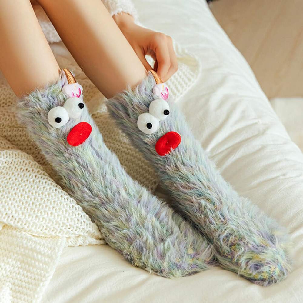 fuzzy socks