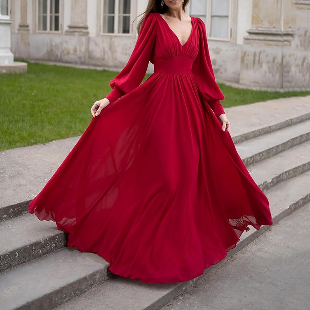 floor length gown