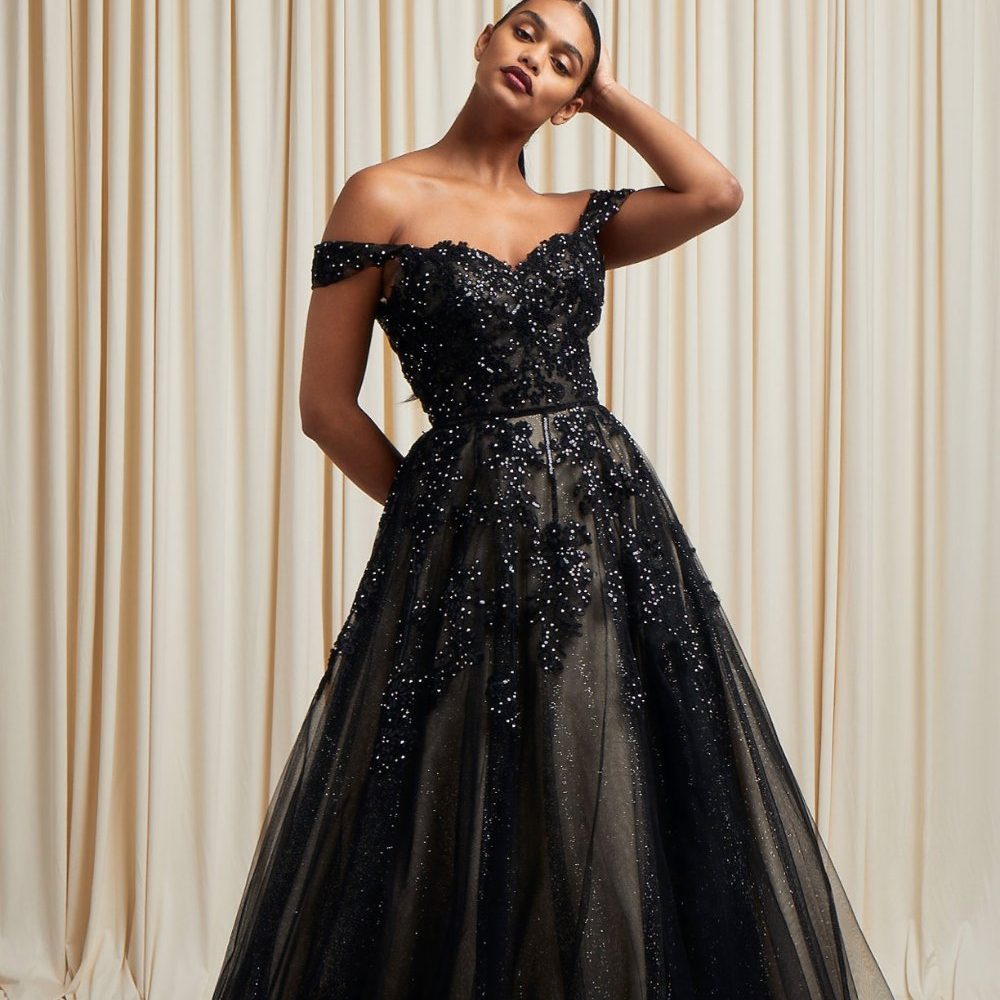Black-Prom-Ball-Gown-San-Antonio-Texas