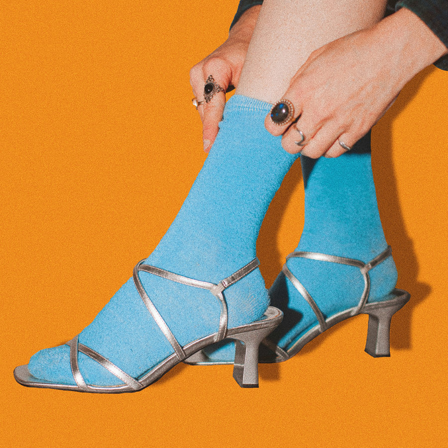 socks and sandals