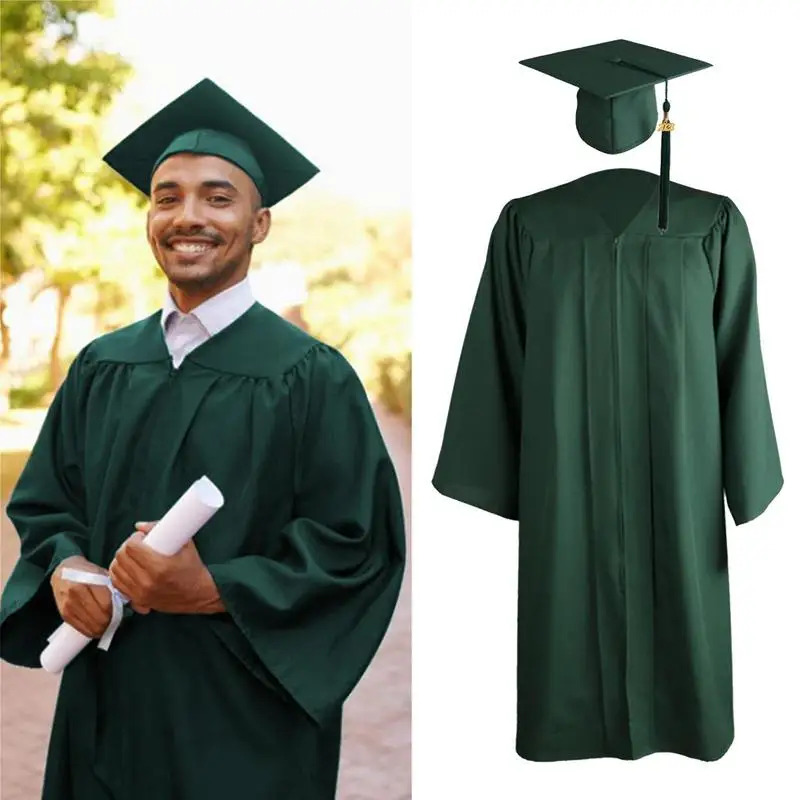 graduation cap and gown