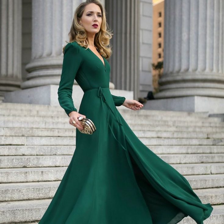 black tie gown