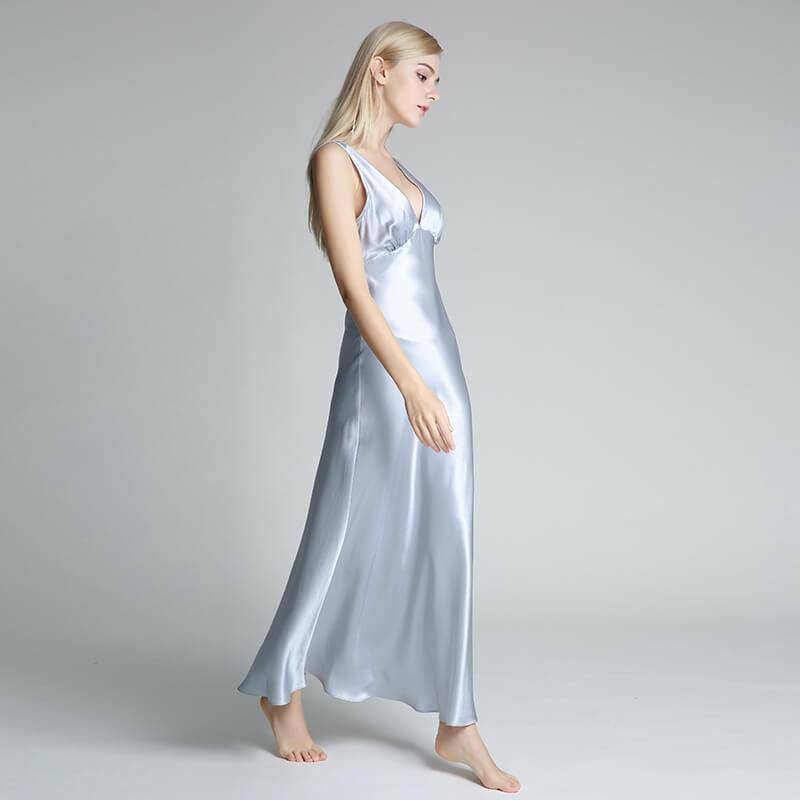 long-silk-nightgown-for-women-with-wide-strap-v-neck-silk-nightdress