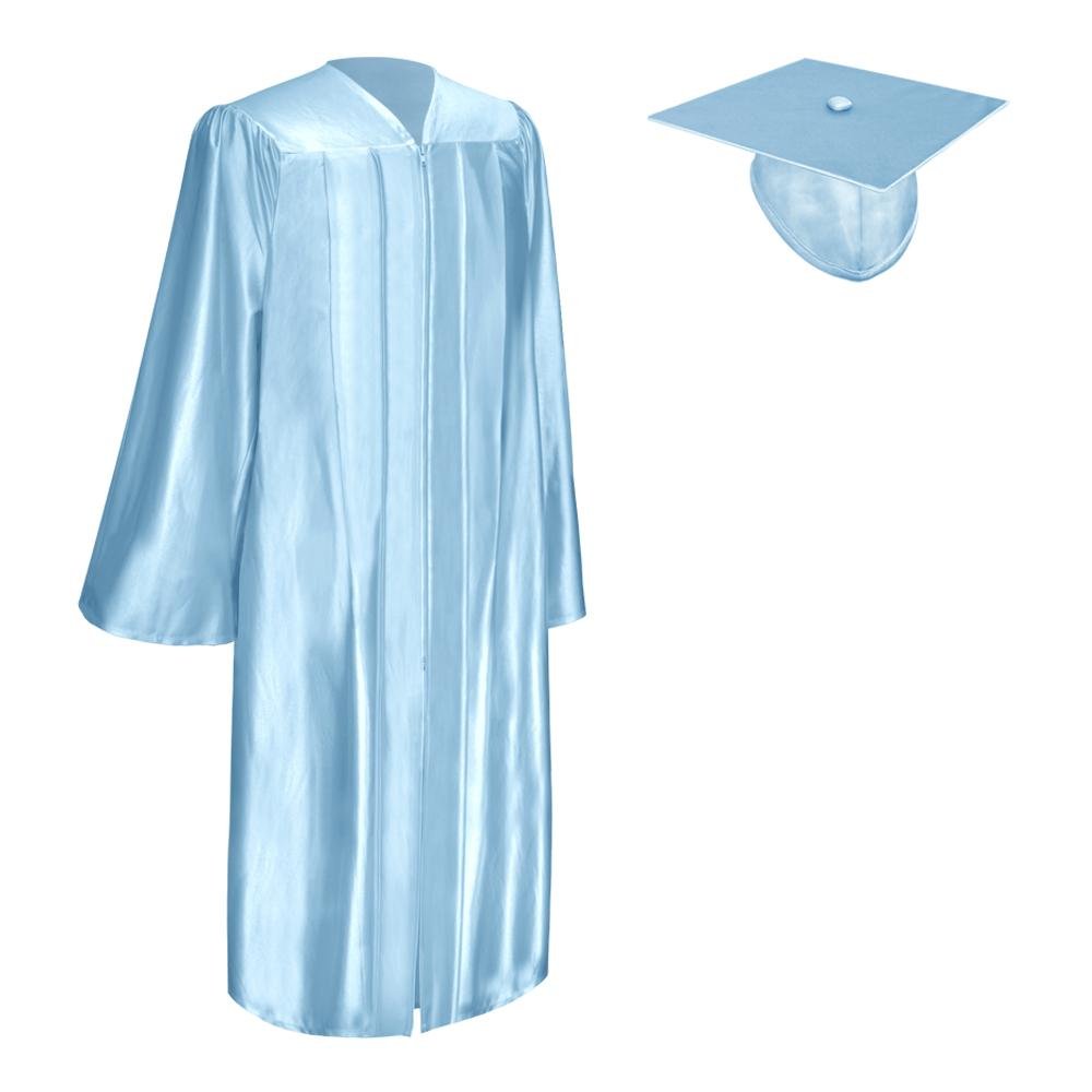 shiny-light-blue-high-school-graduation-gown-cap
