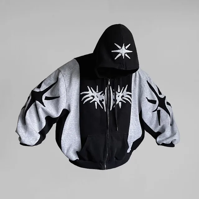 vintage zip up hoodie