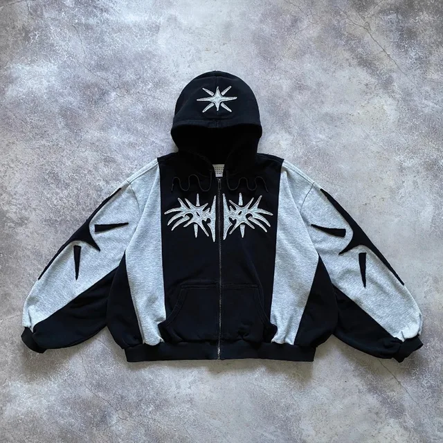 vintage zip up hoodie